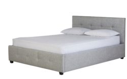 Hygena Bosley Small Double Ottoman Bed Frame - Grey.